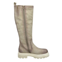 Bugatti Boots Carley with side zipper beige Women